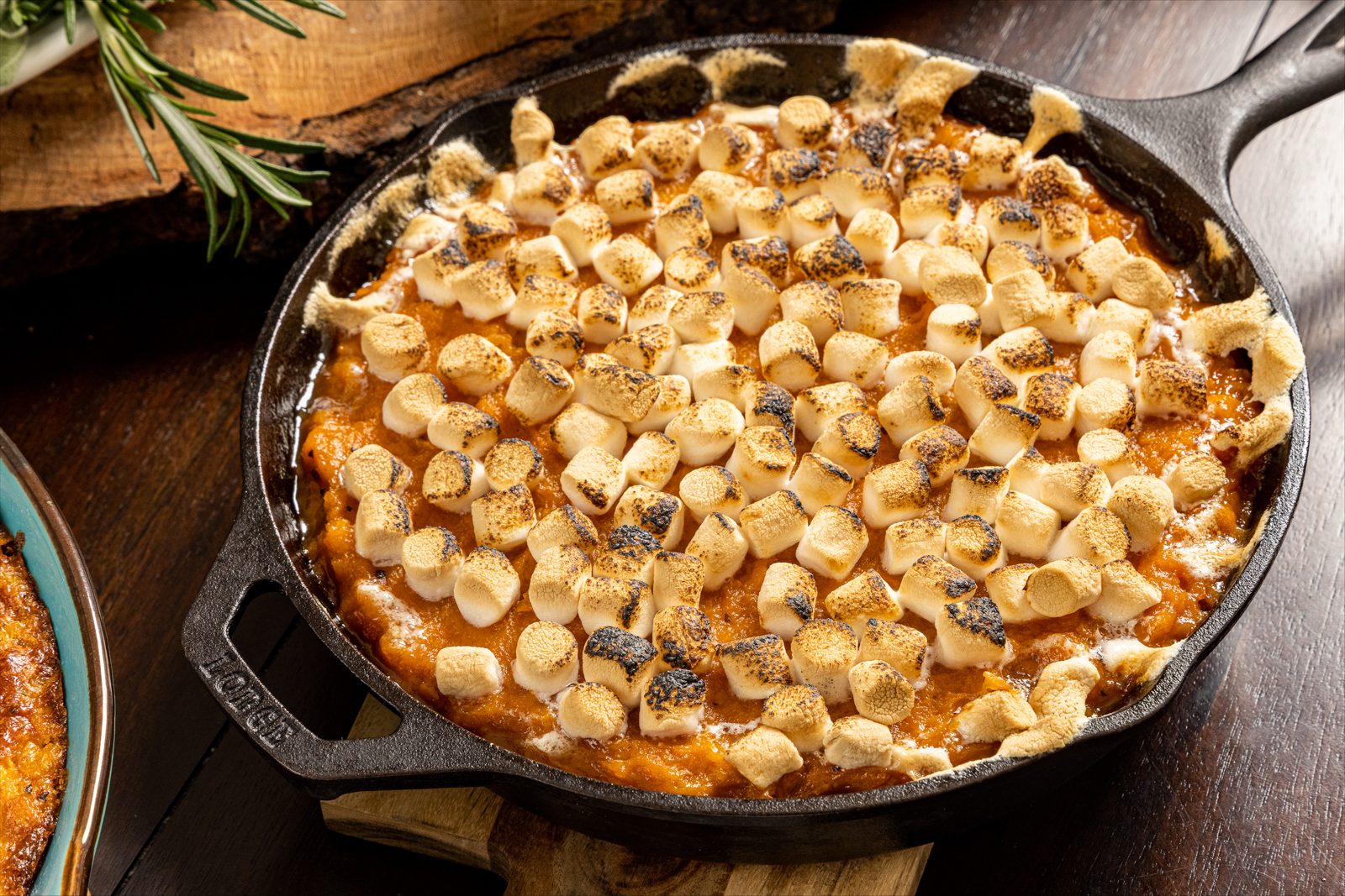Holiday Side – Sweet Potatoes with Marshmallows & Pecans